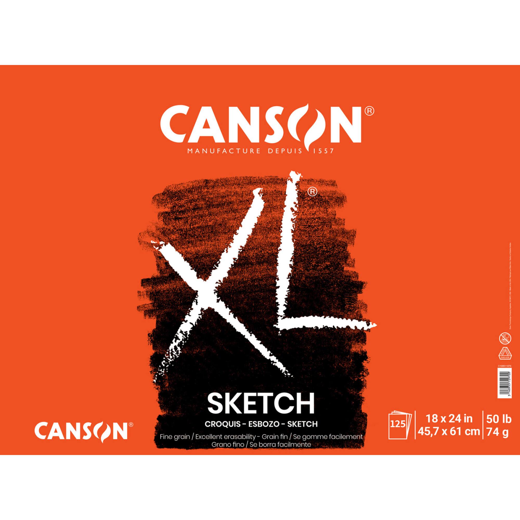 Canson® XL® Value Pack Sketch Pad, 18" x 24"
